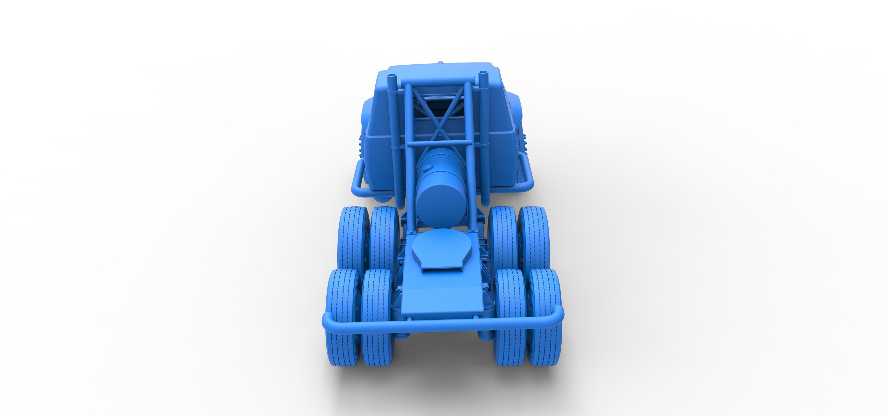 Vintage GATR Racing Semi truck Version 3 Scale 1 to 25 3D print model_53