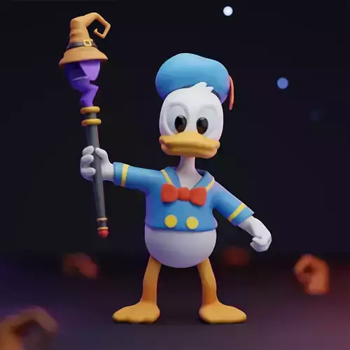 Donald Duck 3D model