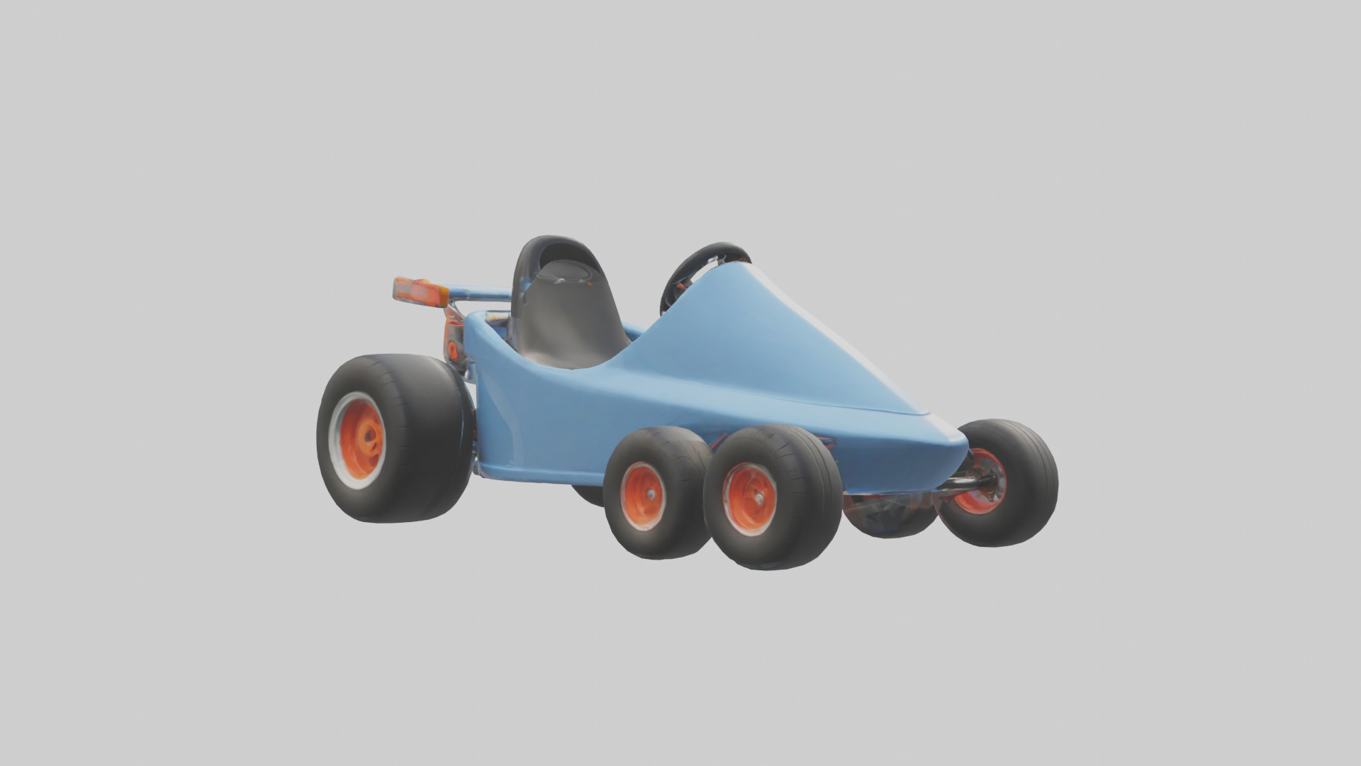 Cartoon GoKart model 3D model_11