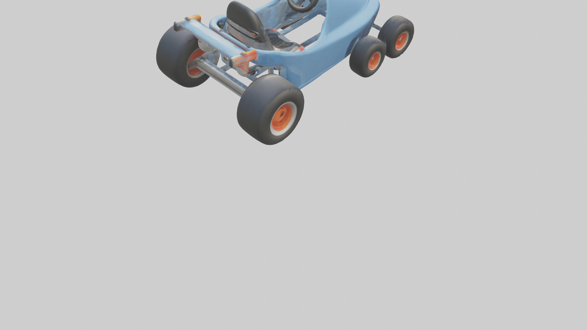 Cartoon GoKart model 3D model_4