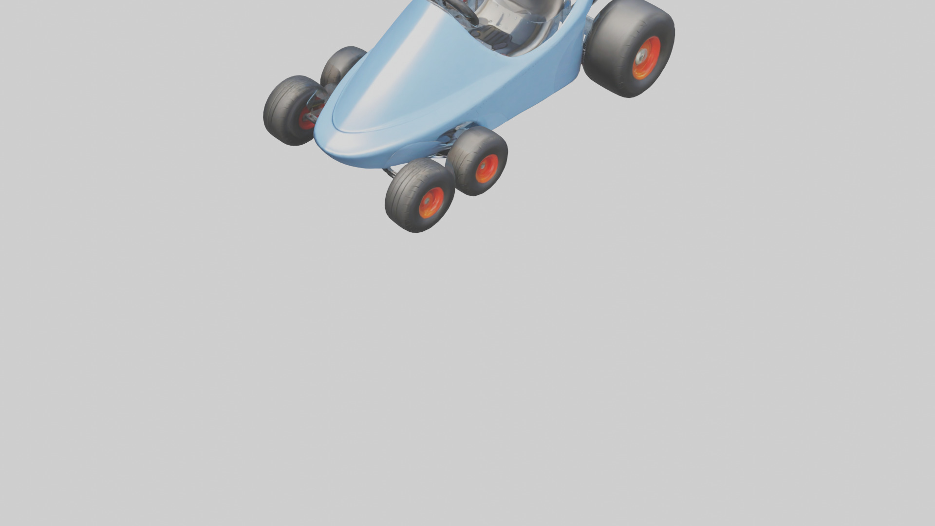 Cartoon GoKart model 3D model_5