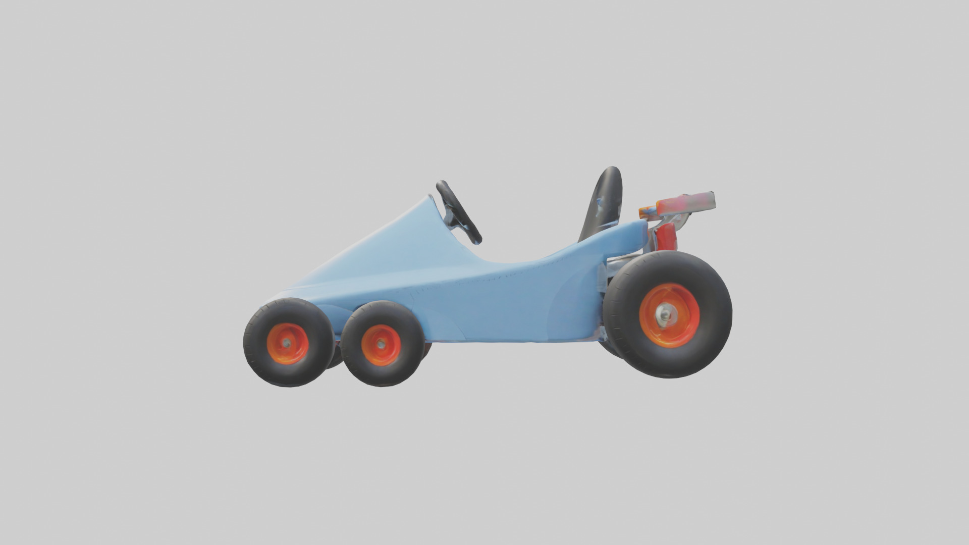 Cartoon GoKart model 3D model_12