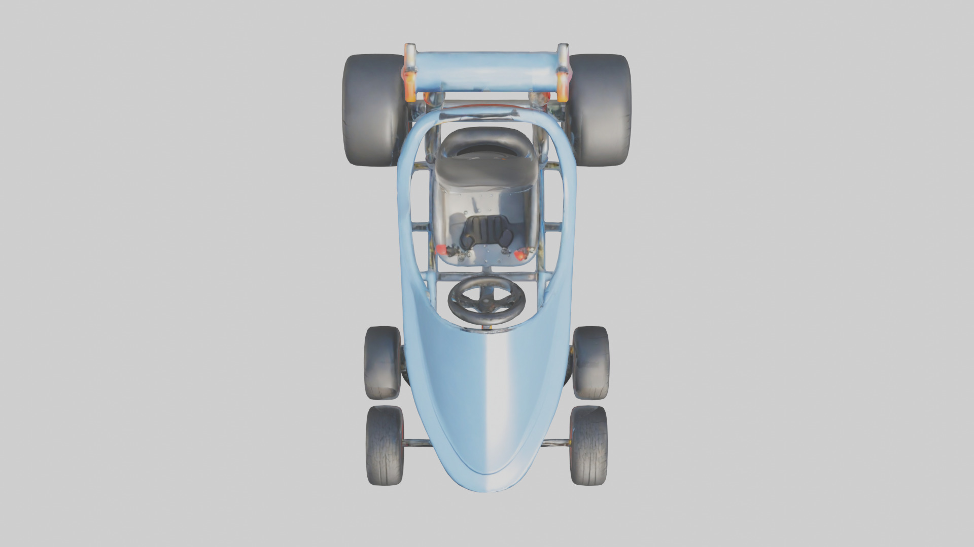 Cartoon GoKart model 3D model_14