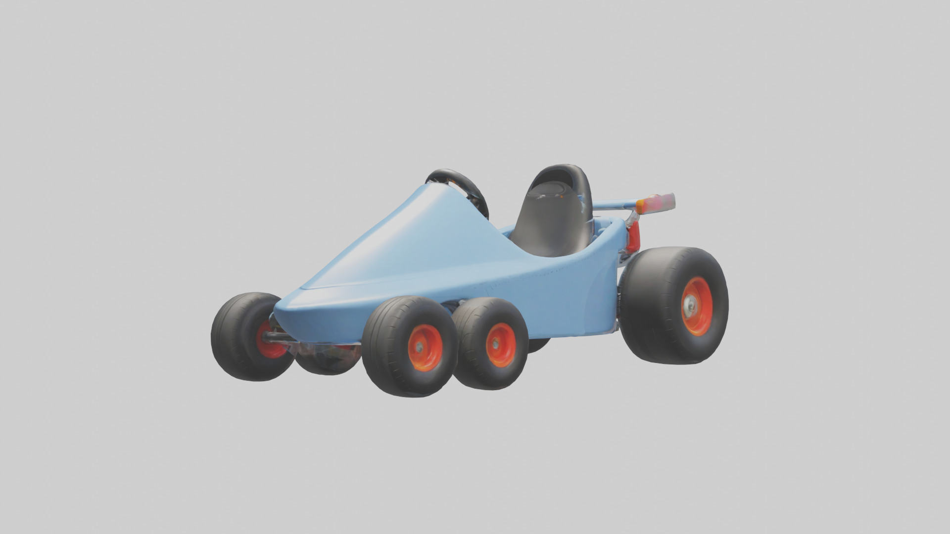 Cartoon GoKart model 3D model_8