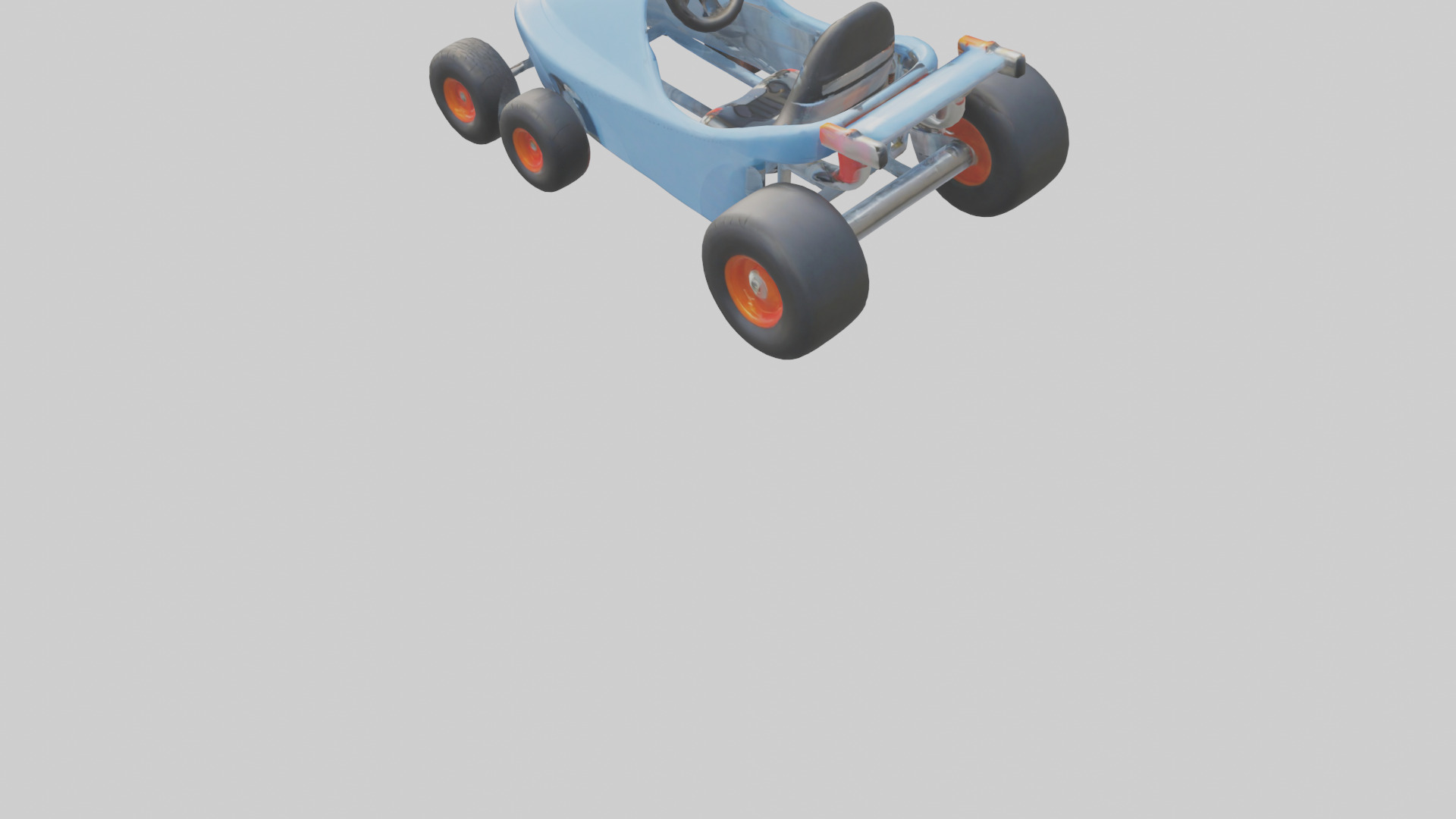 Cartoon GoKart model 3D model_3