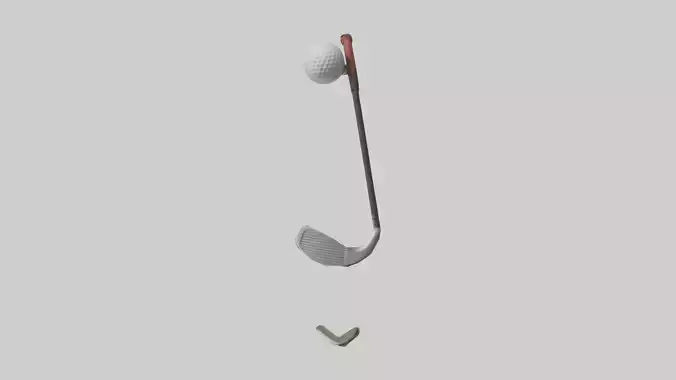 Cartoon Golf Club model