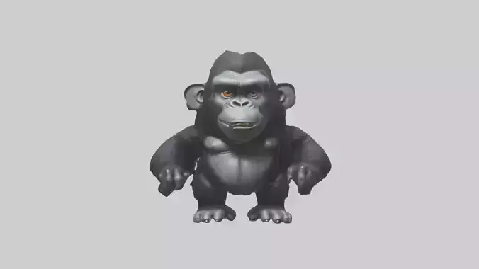 Cartoon Gorilla model
