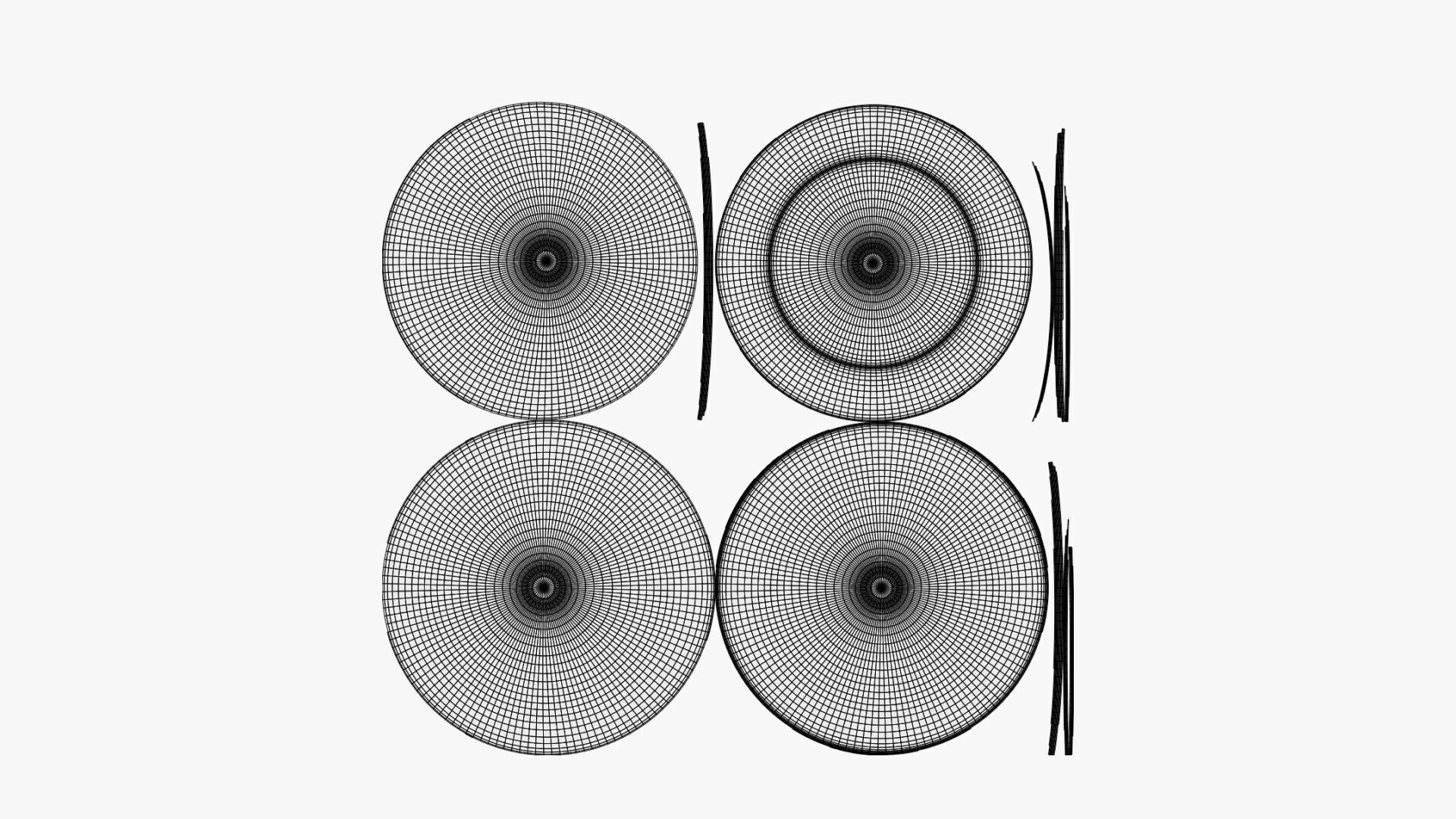 Basic Pin Badge - Geometry Only No Textures No Materials 3D model_6