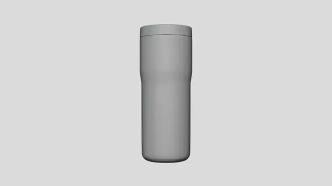 Basic Thermos Glass - Geometry Only No Textures No Materials