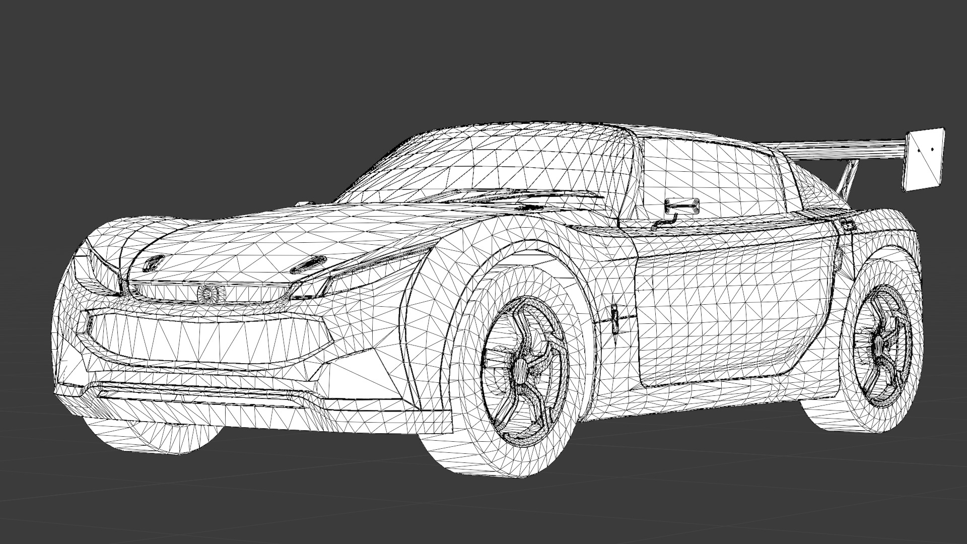 2018 Paris S62 3D Model High-Quality Luxury Car Game-Ready Low-poly 3D model_12