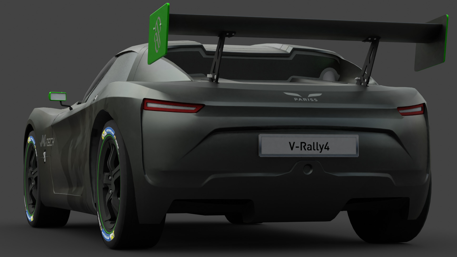 2018 Paris S62 3D Model High-Quality Luxury Car Game-Ready Low-poly 3D model_8