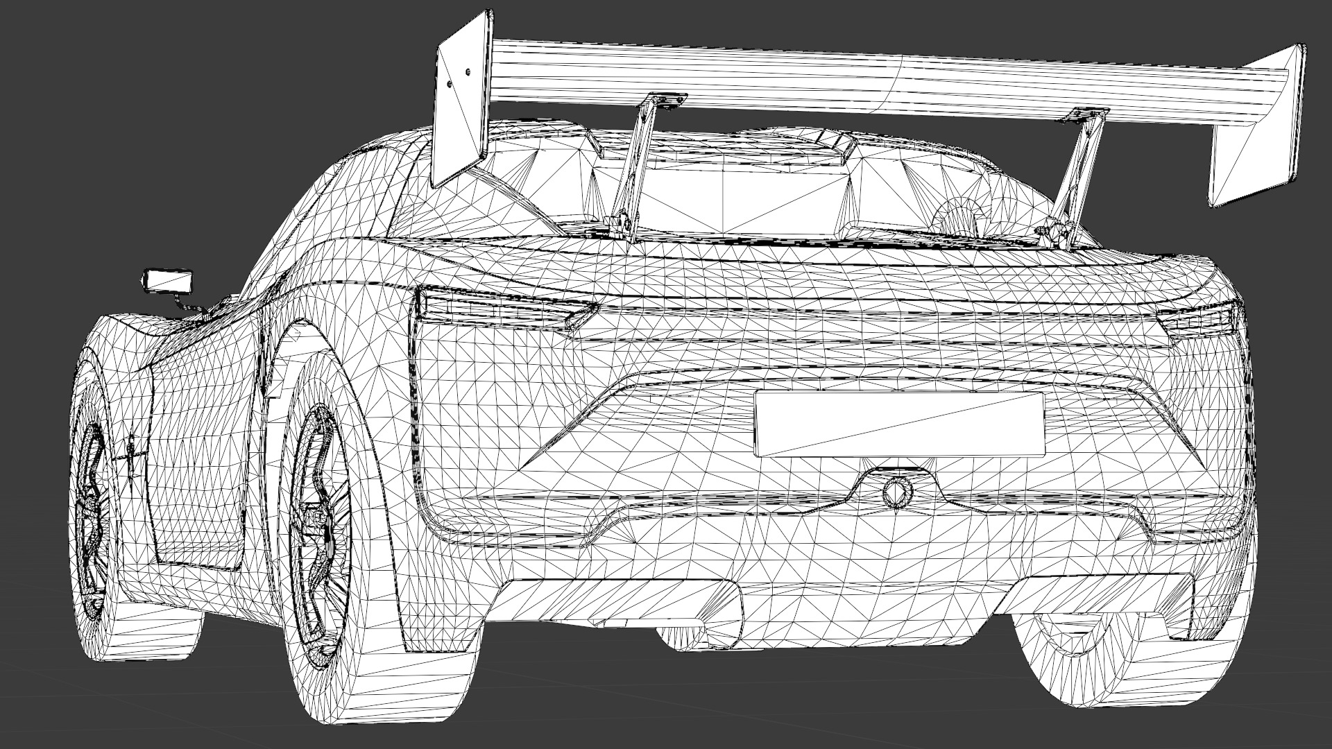 2018 Paris S62 3D Model High-Quality Luxury Car Game-Ready Low-poly 3D model_19