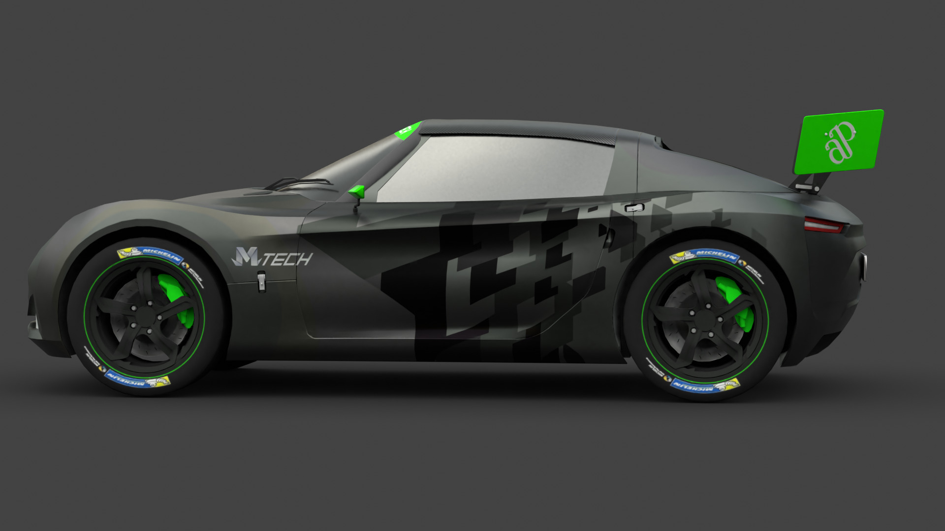 2018 Paris S62 3D Model High-Quality Luxury Car Game-Ready Low-poly 3D model_3