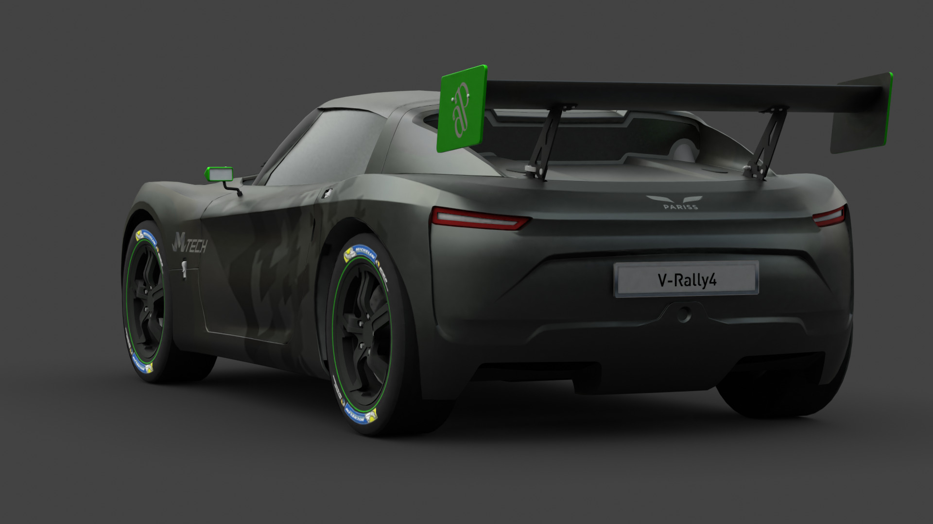 2018 Paris S62 3D Model High-Quality Luxury Car Game-Ready Low-poly 3D model_4