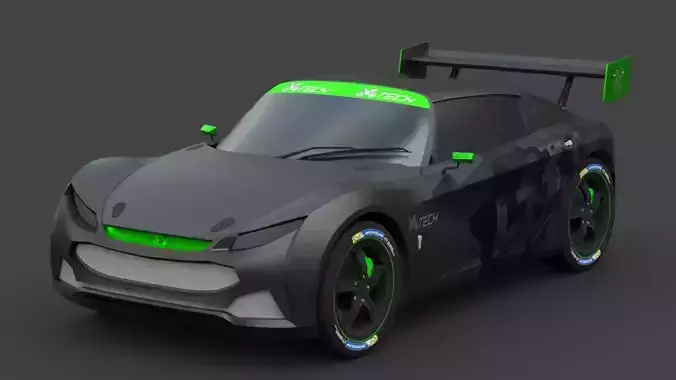 2018 Paris S62 3D Model High-Quality Luxury Car Game-Ready Low-poly 3D model