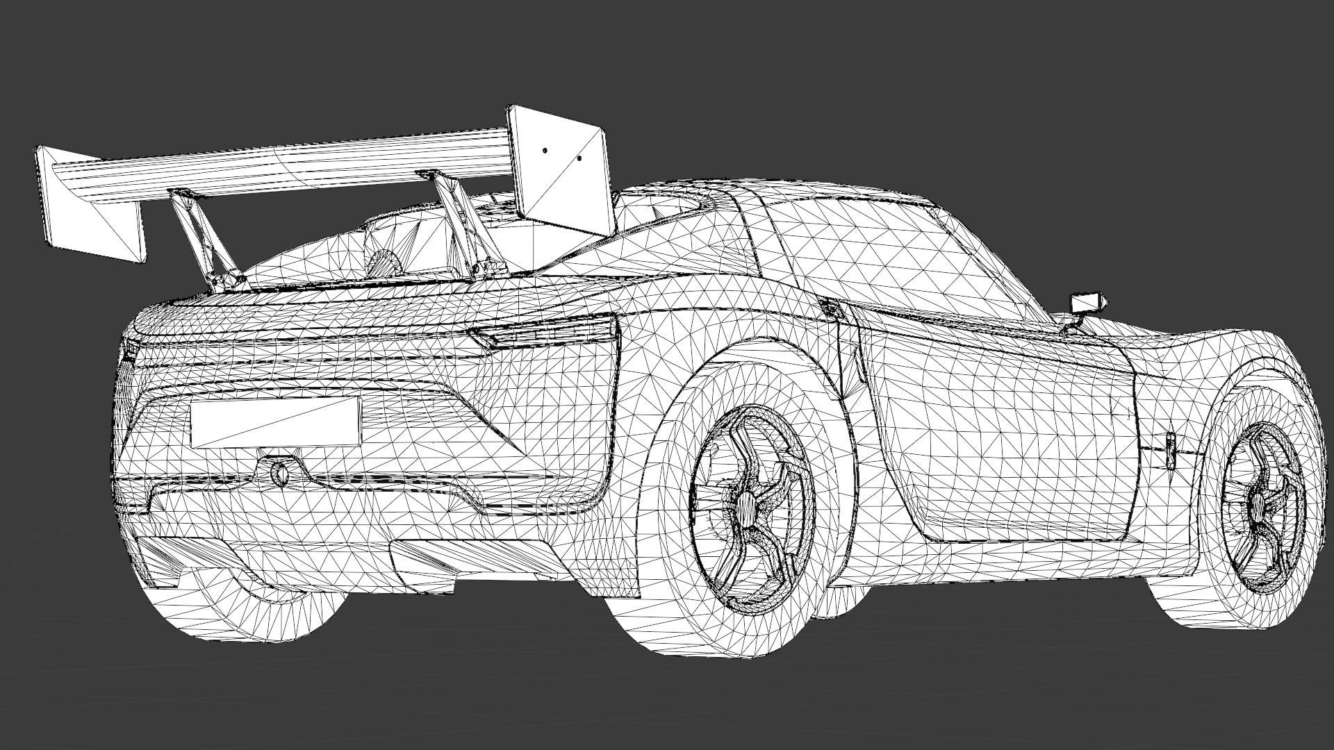 2018 Paris S62 3D Model High-Quality Luxury Car Game-Ready Low-poly 3D model_10