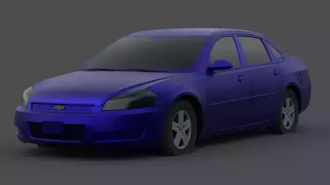 Chevrolet Impala 3D Model High-Quality Classic Car