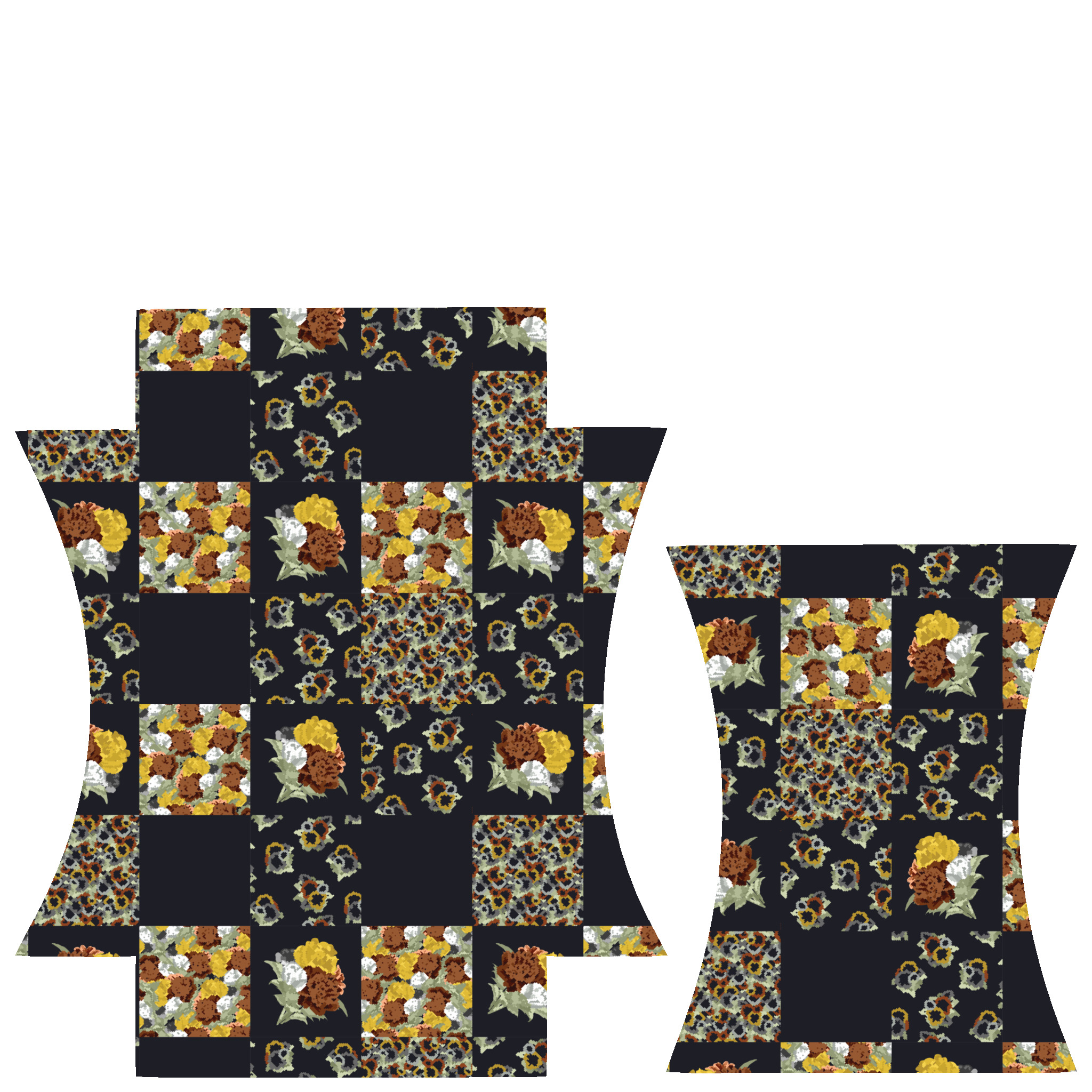 Cushion In Low Poly Low-poly 3D model_2