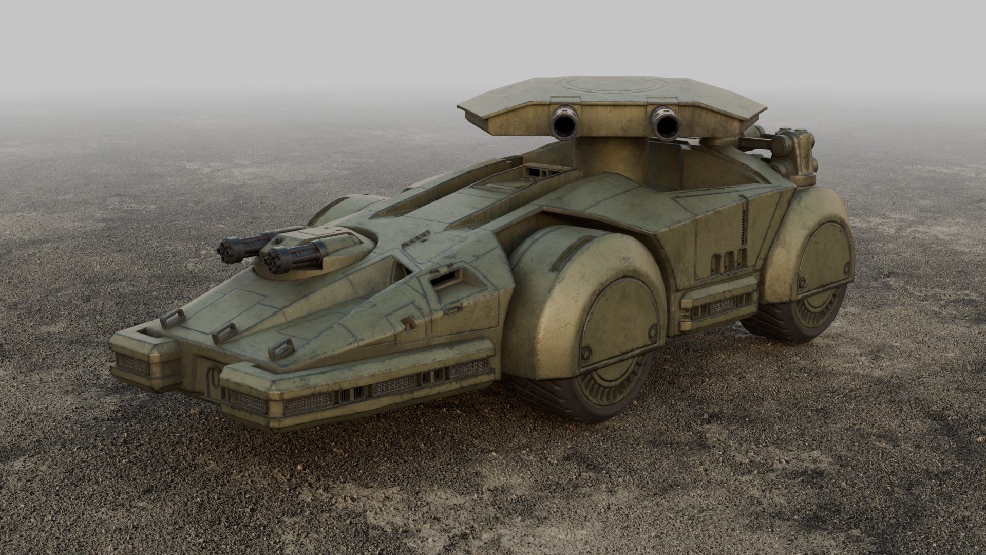 APC - RAZORBACK Low-poly 3D model_10