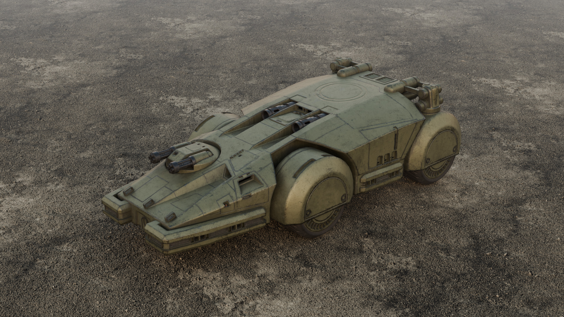 APC - RAZORBACK Low-poly 3D model_8