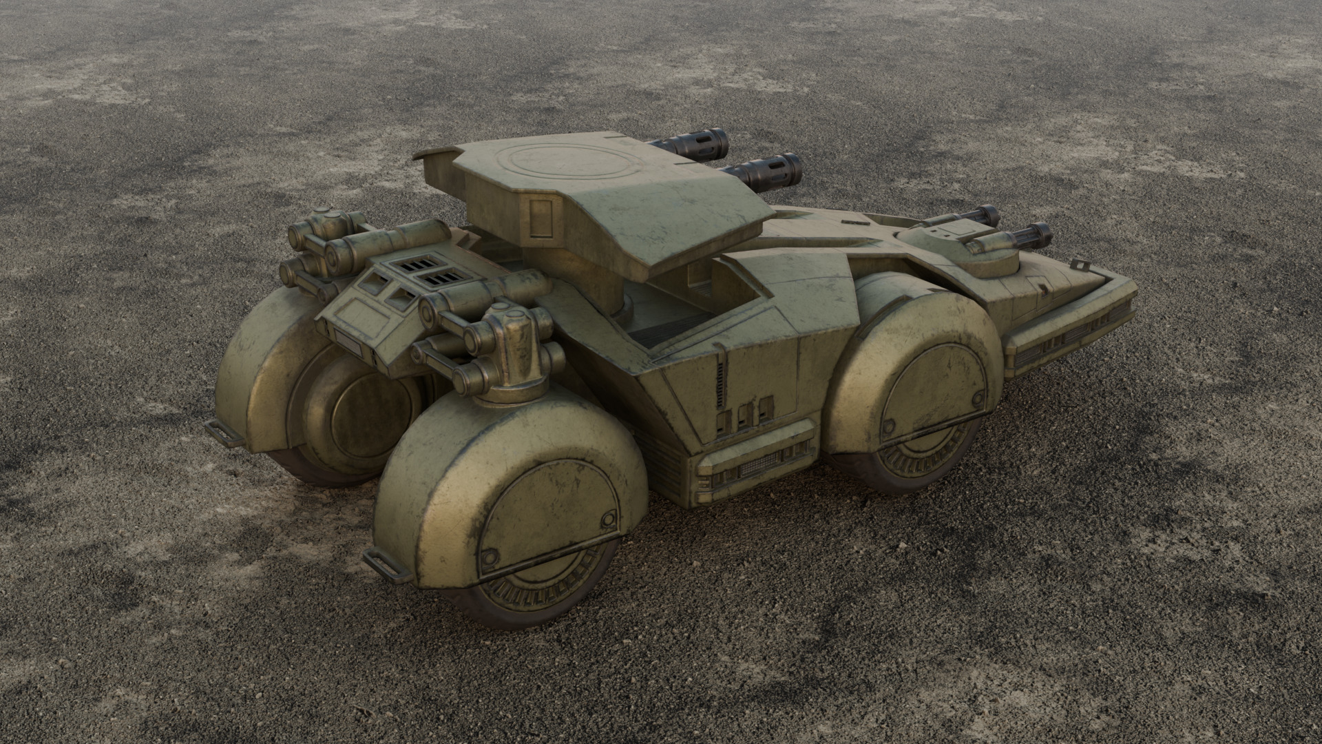 APC - RAZORBACK Low-poly 3D model_12