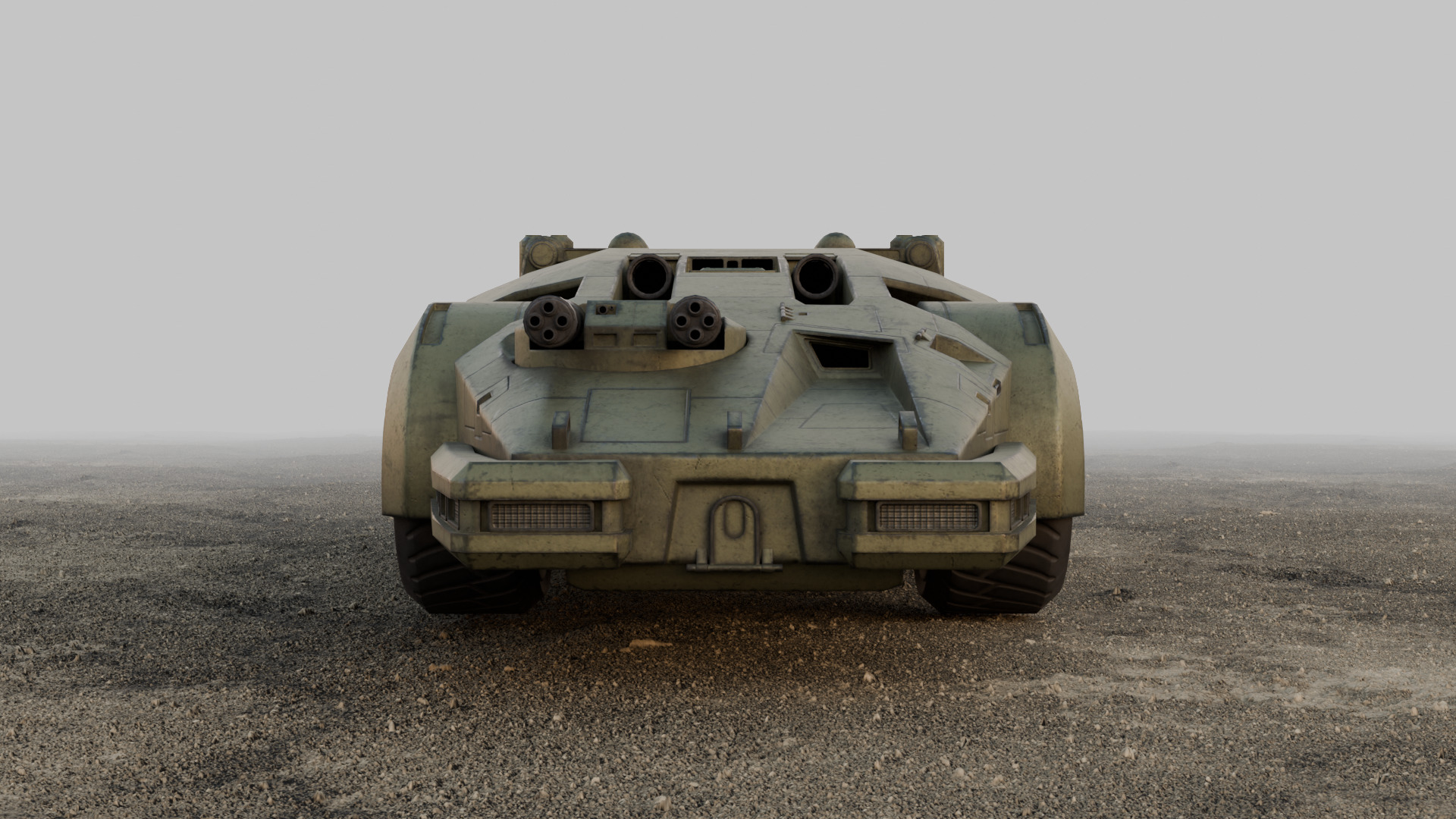 APC - RAZORBACK Low-poly 3D model_7