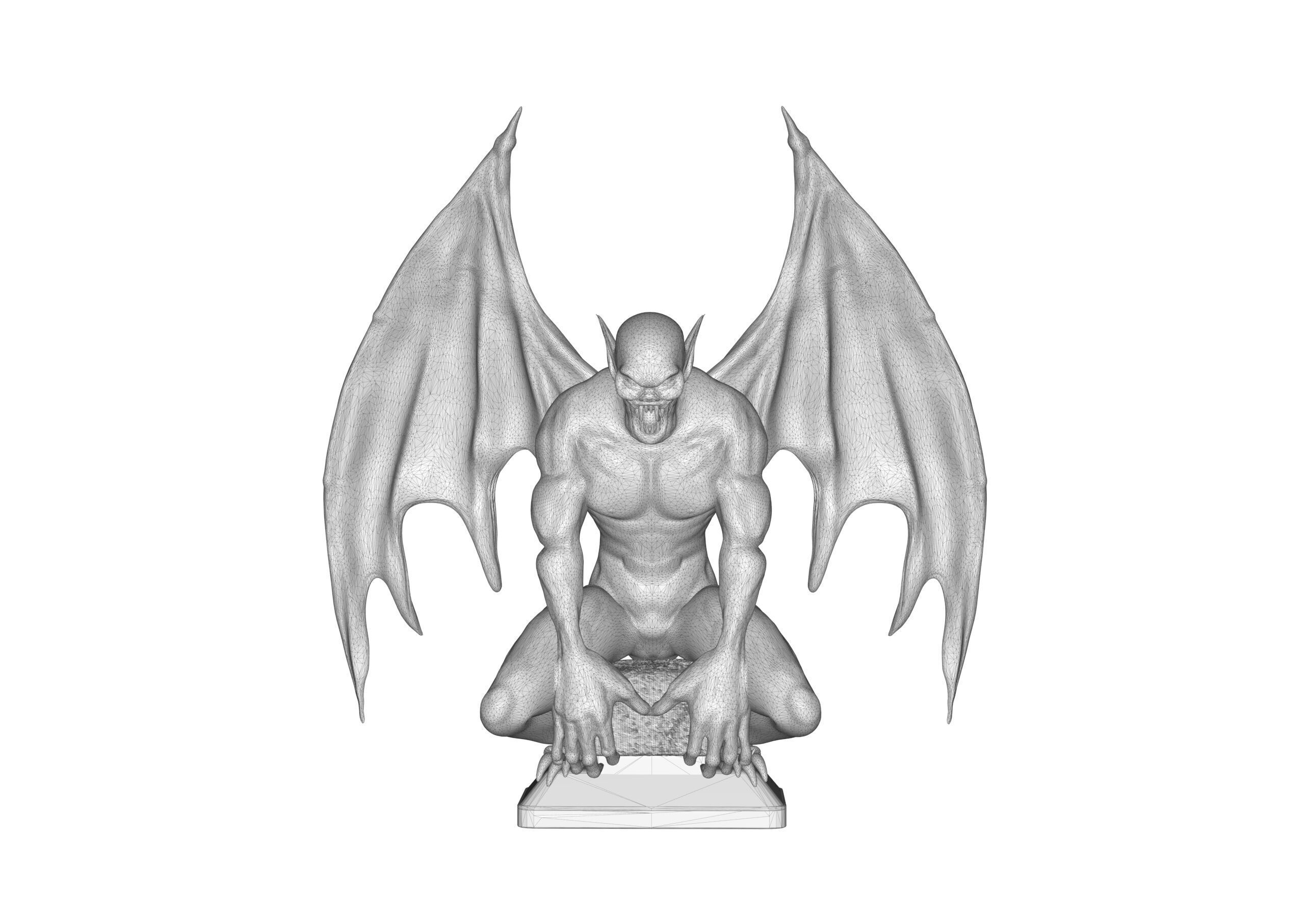 Gargoyle 3D print model_6
