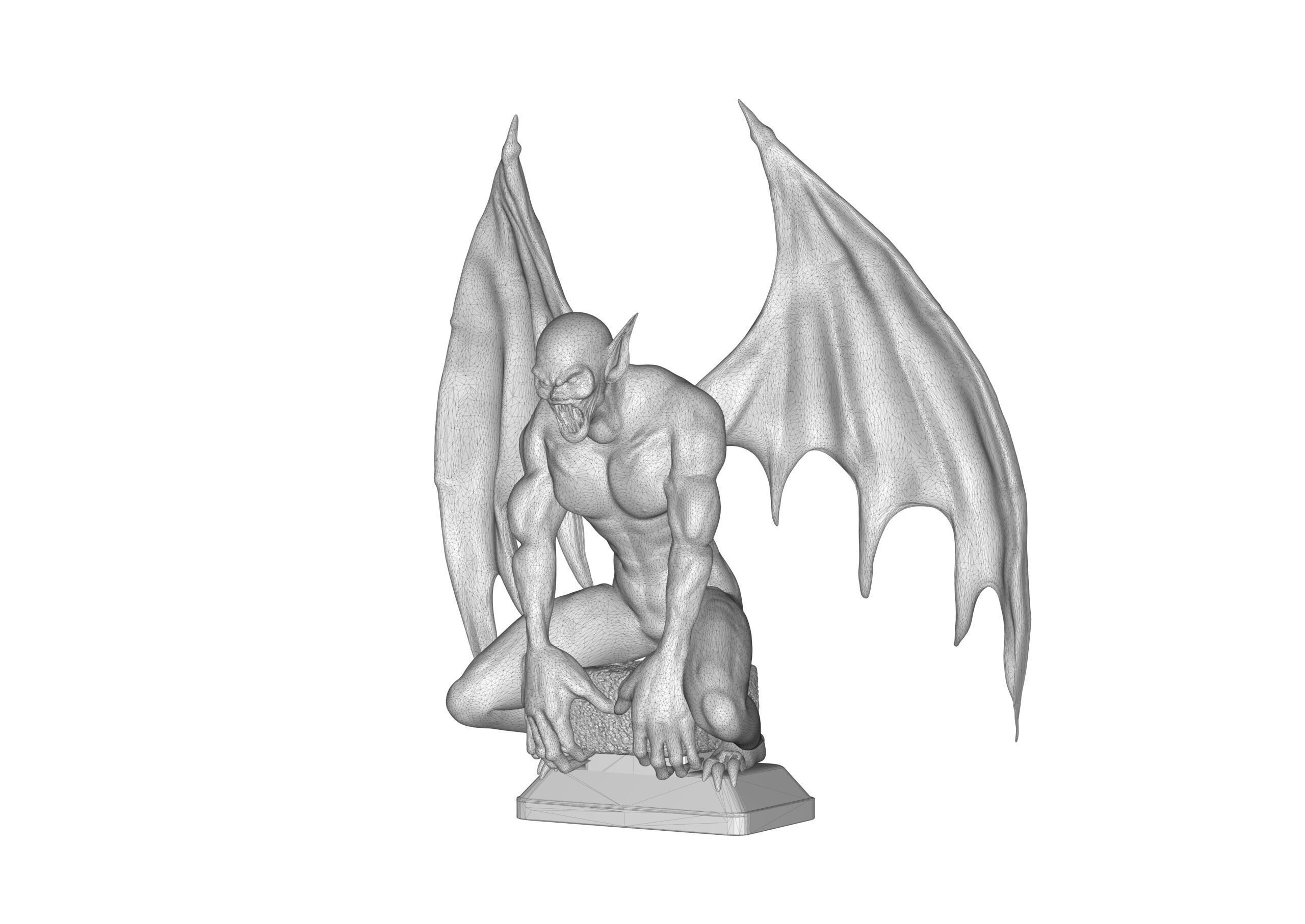 Gargoyle 3D print model_7