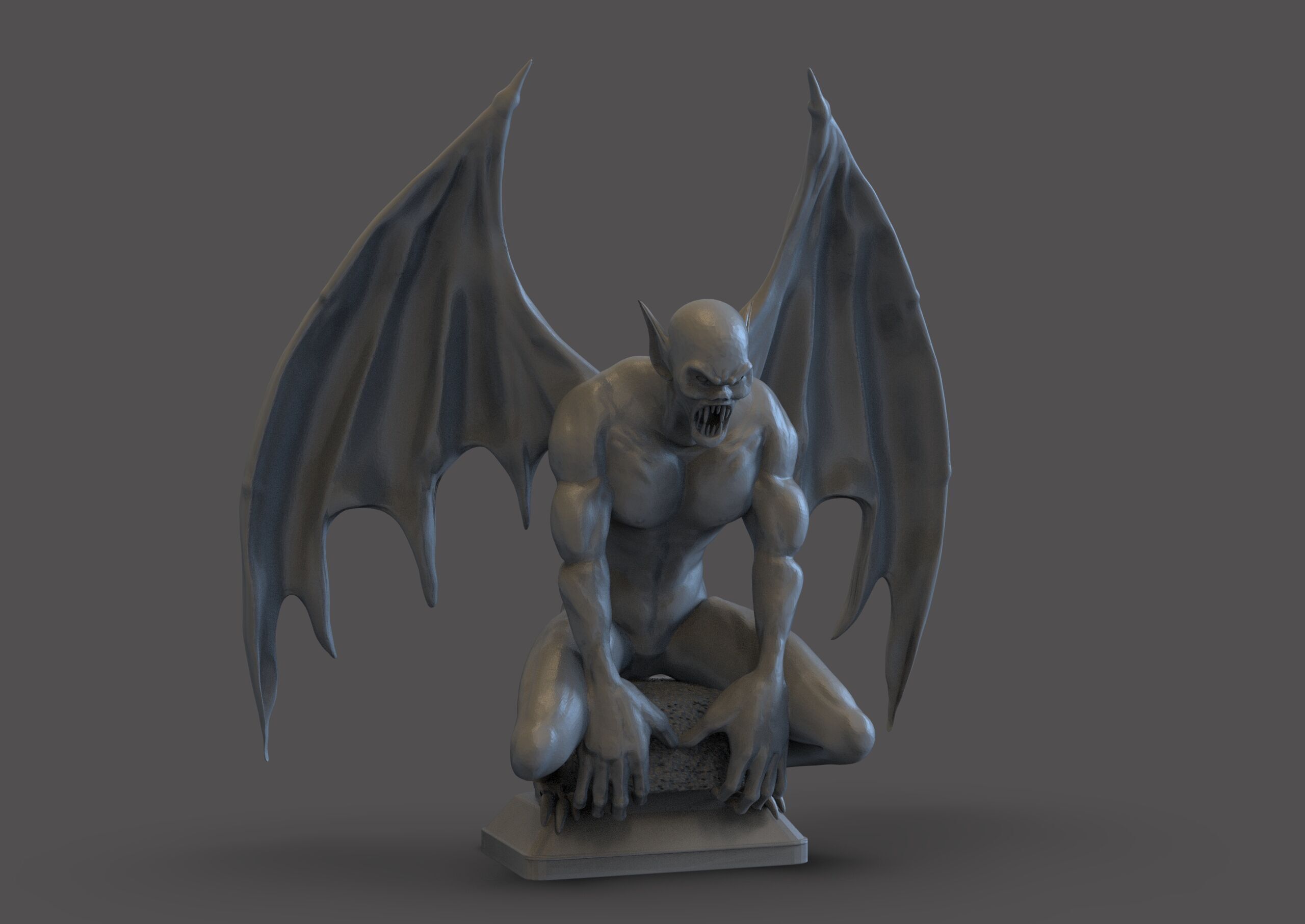 Gargoyle 3D print model_3