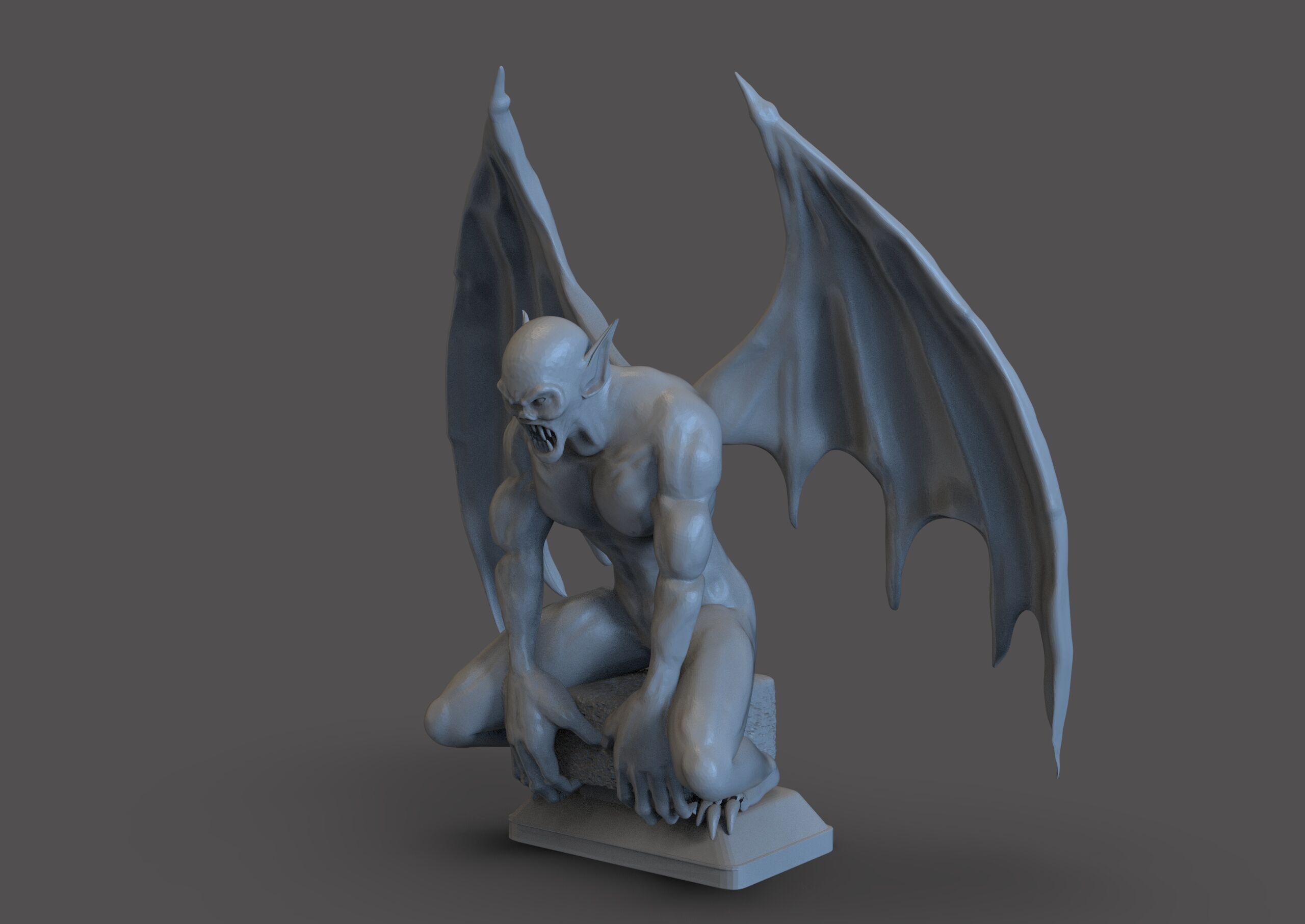 Gargoyle 3D print model_4