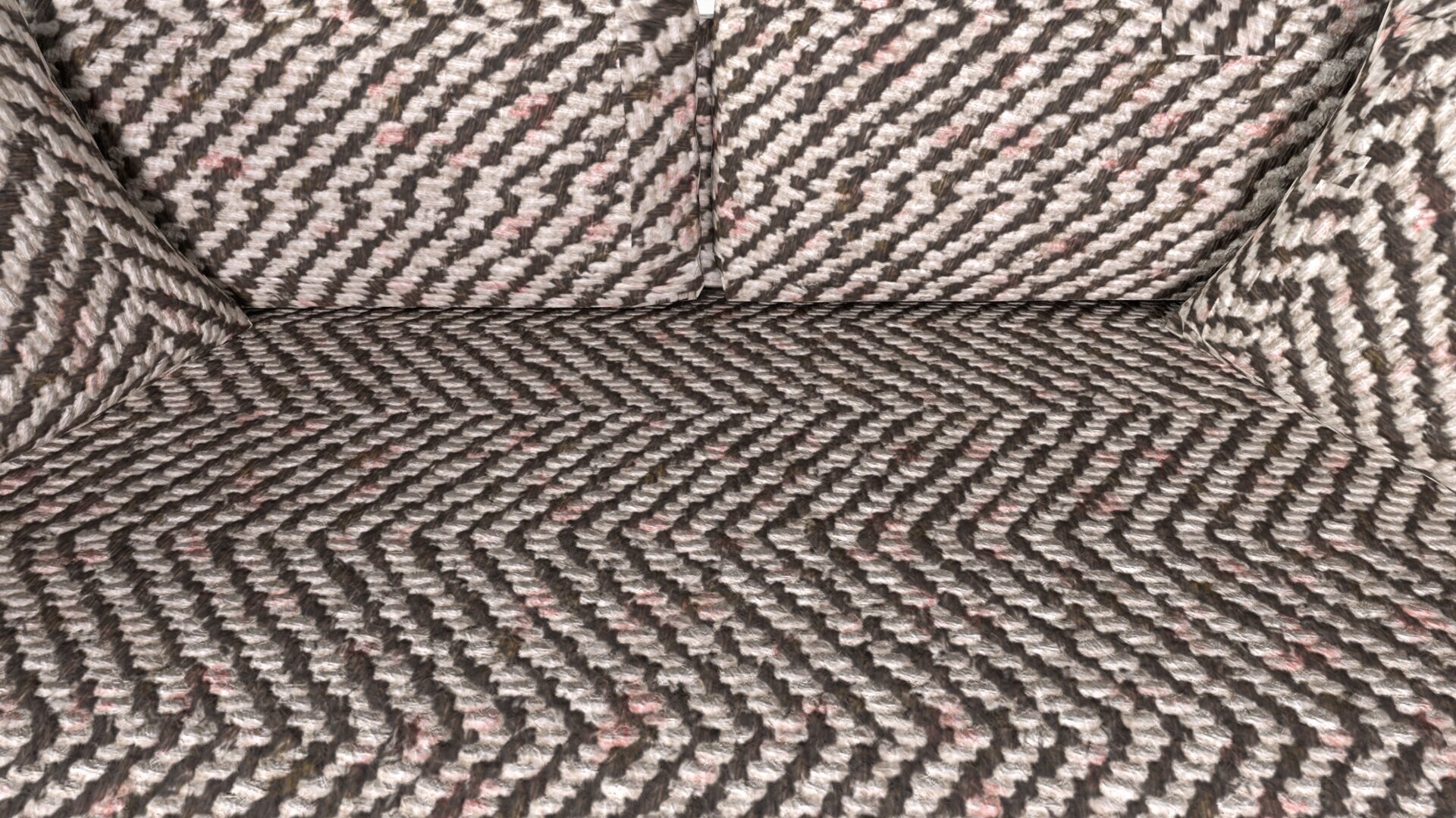 Sofa Furniture Low-poly 3D model_4