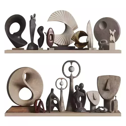 Decorative set 18-Statue collection