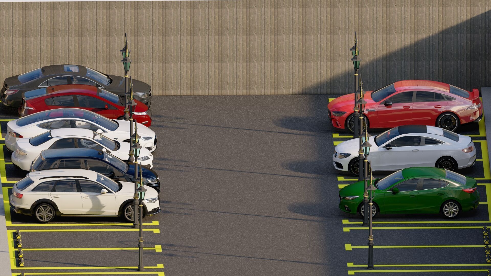 Parking-Parking Lot 3D model_11