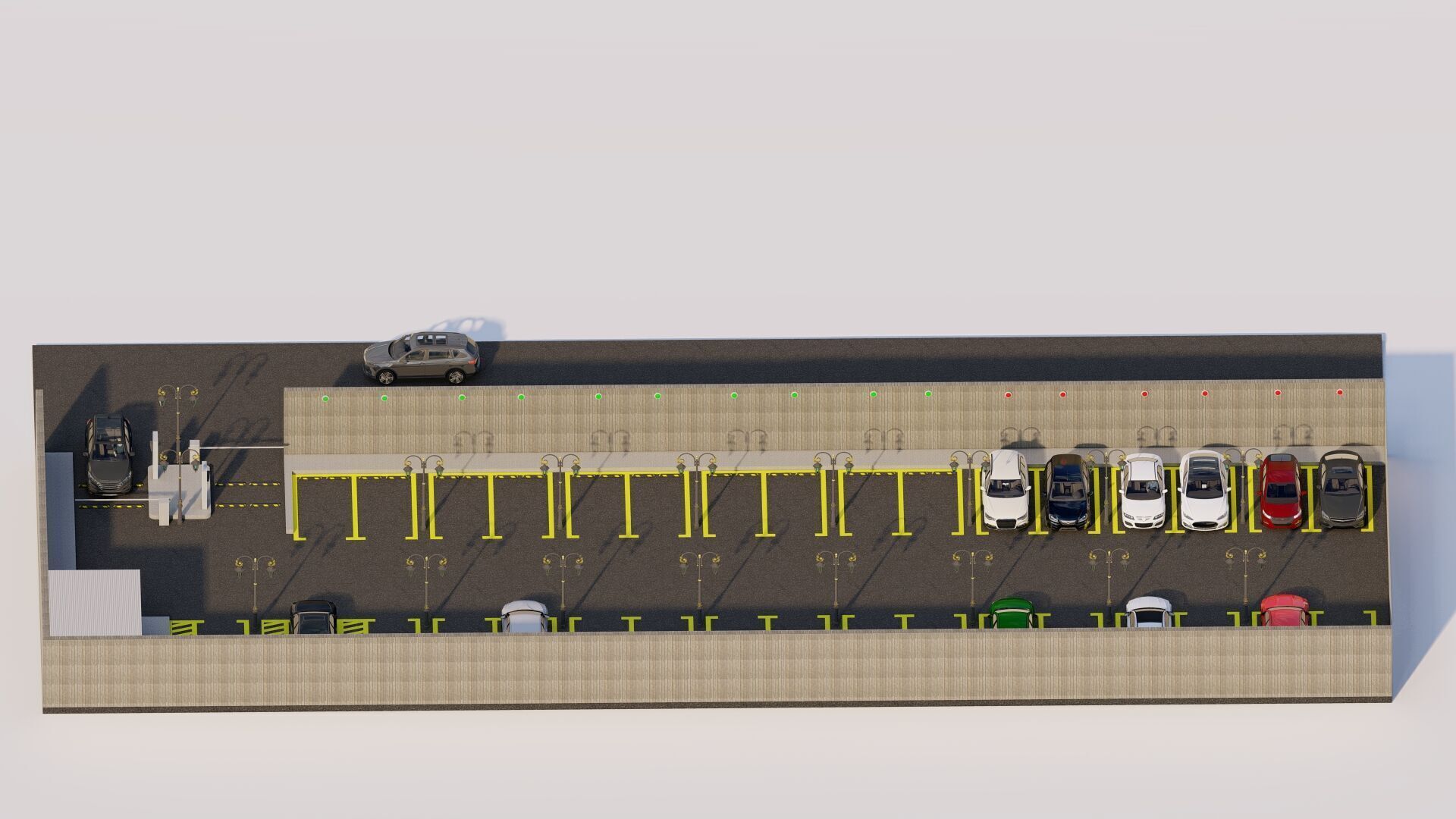 Parking-Parking Lot 3D model_14