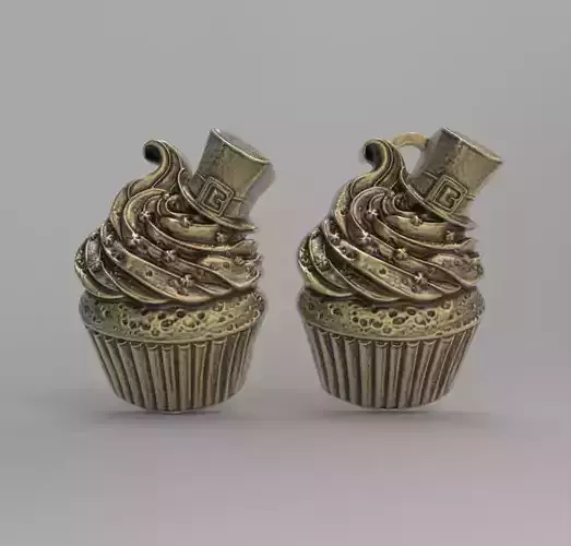 st patrick day hat cup cake decor  3D print model