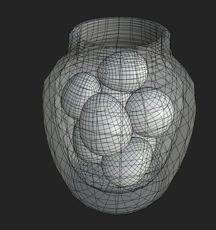 easter eggs candy Low-poly 3D model_2