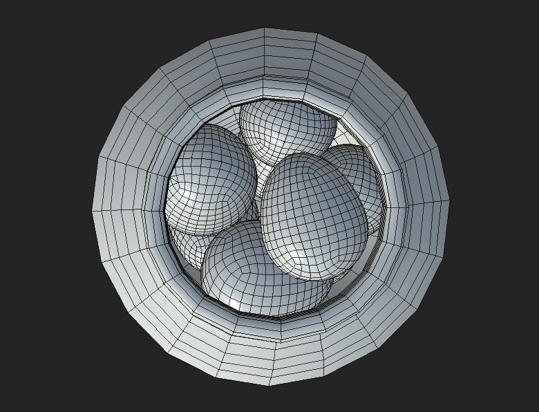 easter eggs candy Low-poly 3D model_4