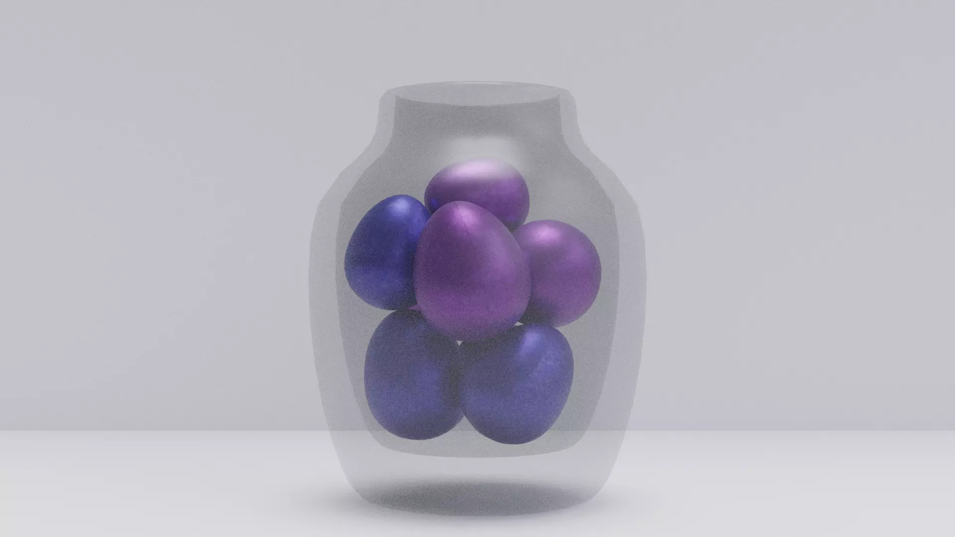 easter eggs candy Low-poly 3D model_0