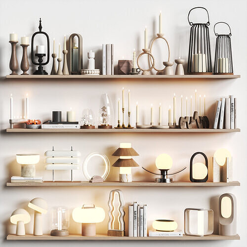 Decorative set 20 3D model