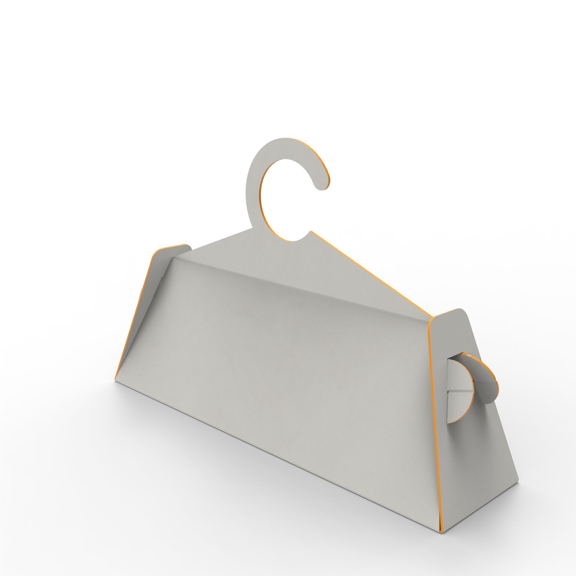 Clothes Hanger Shaped Box Wrap for Packaging and Gift Wrapping Texture_2