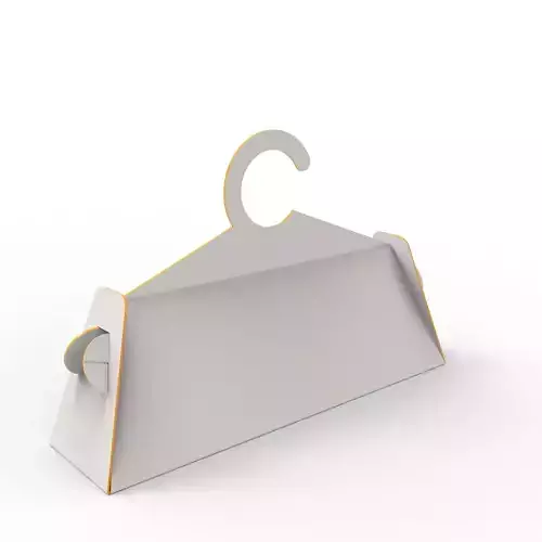 Clothes Hanger Shaped Box Wrap for Packaging and Gift Wrapping