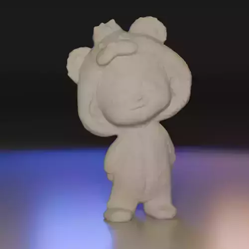 Cubby The Kid in a Bear Robe