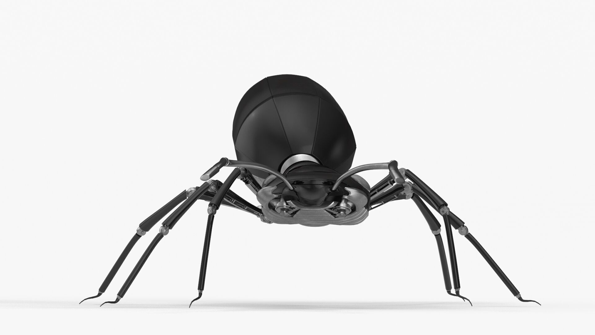 Black robot ant 3D model_1