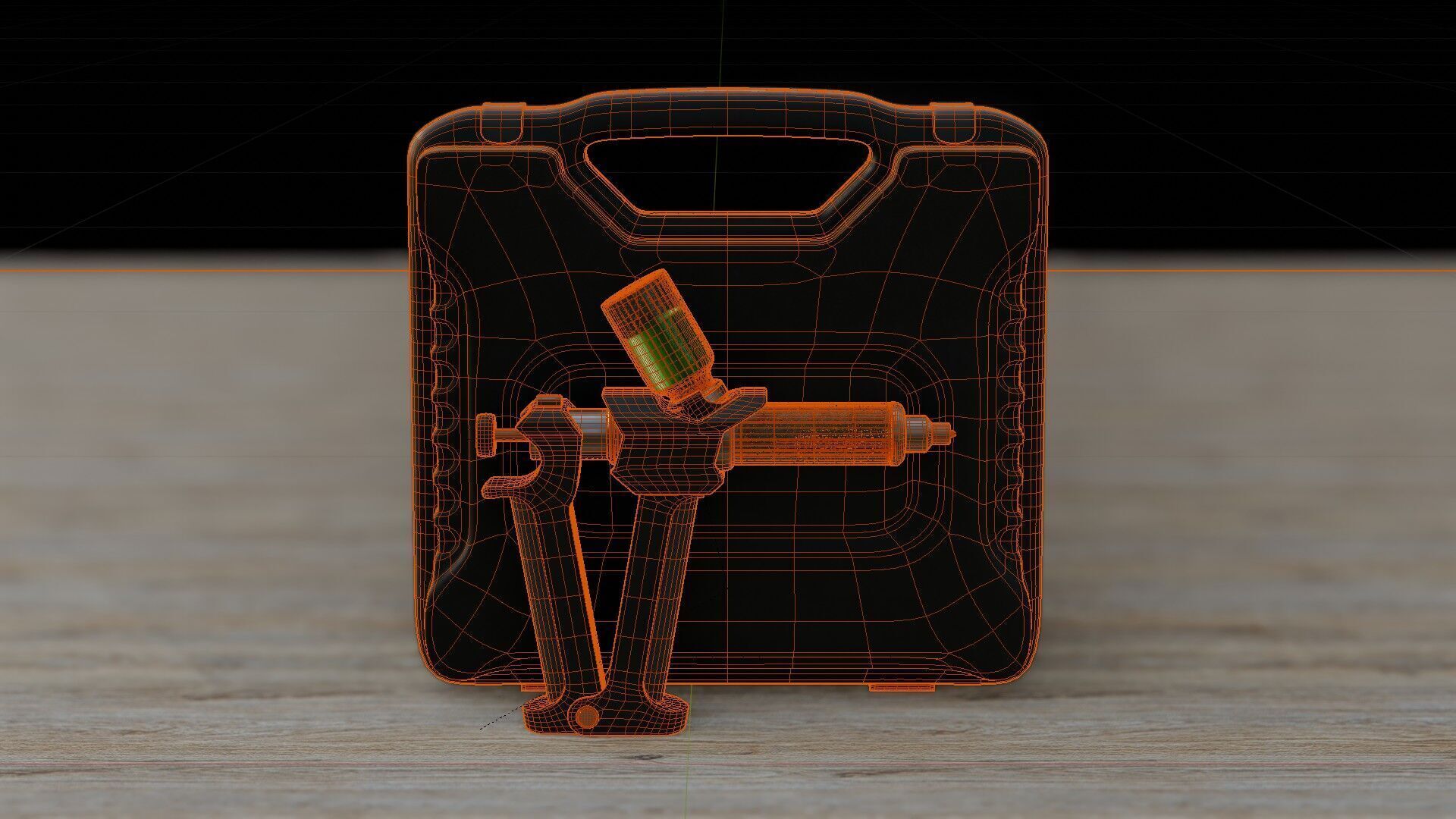 serum injection kit Low-poly 3D model_23