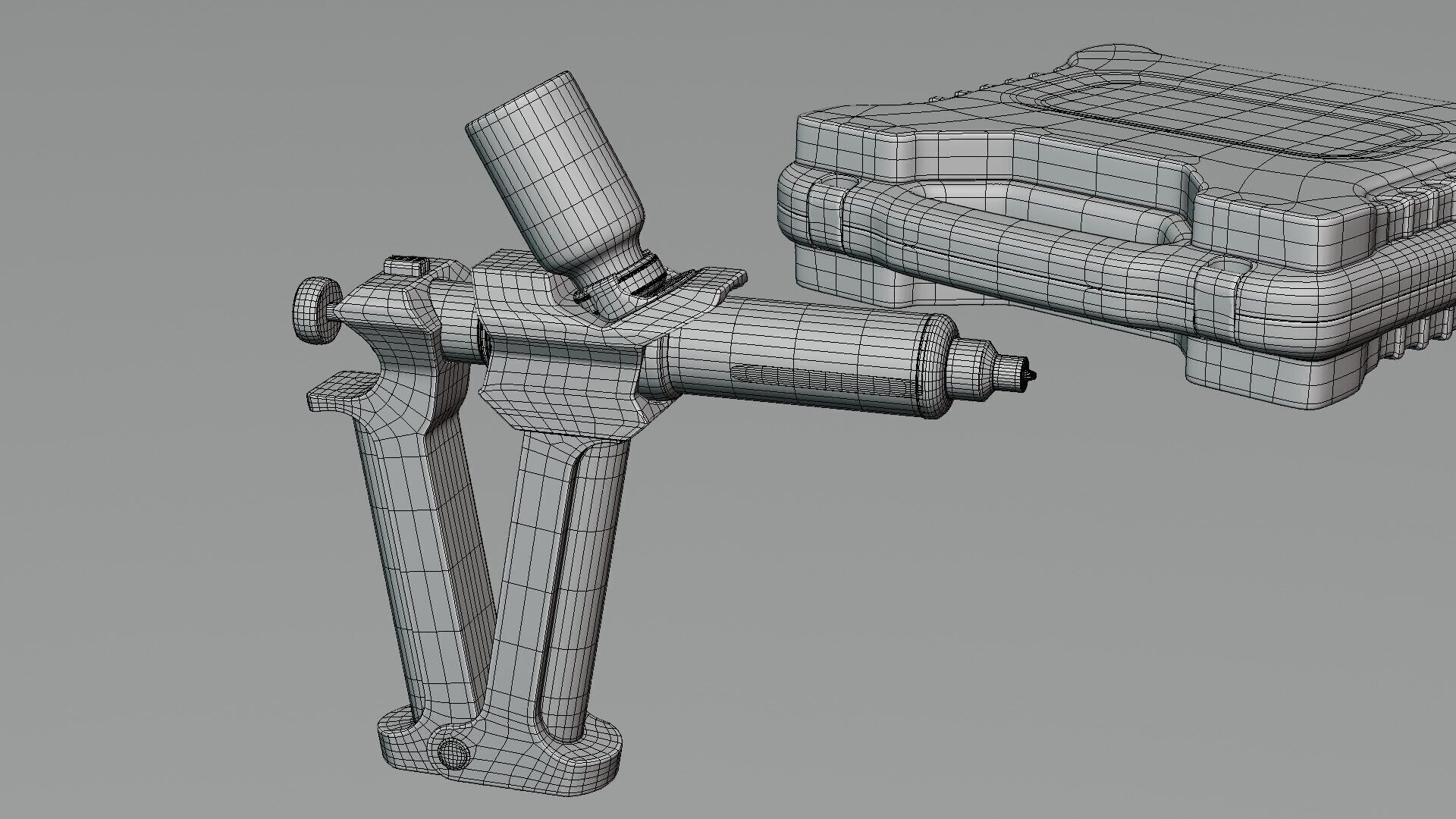 serum injection kit Low-poly 3D model_16