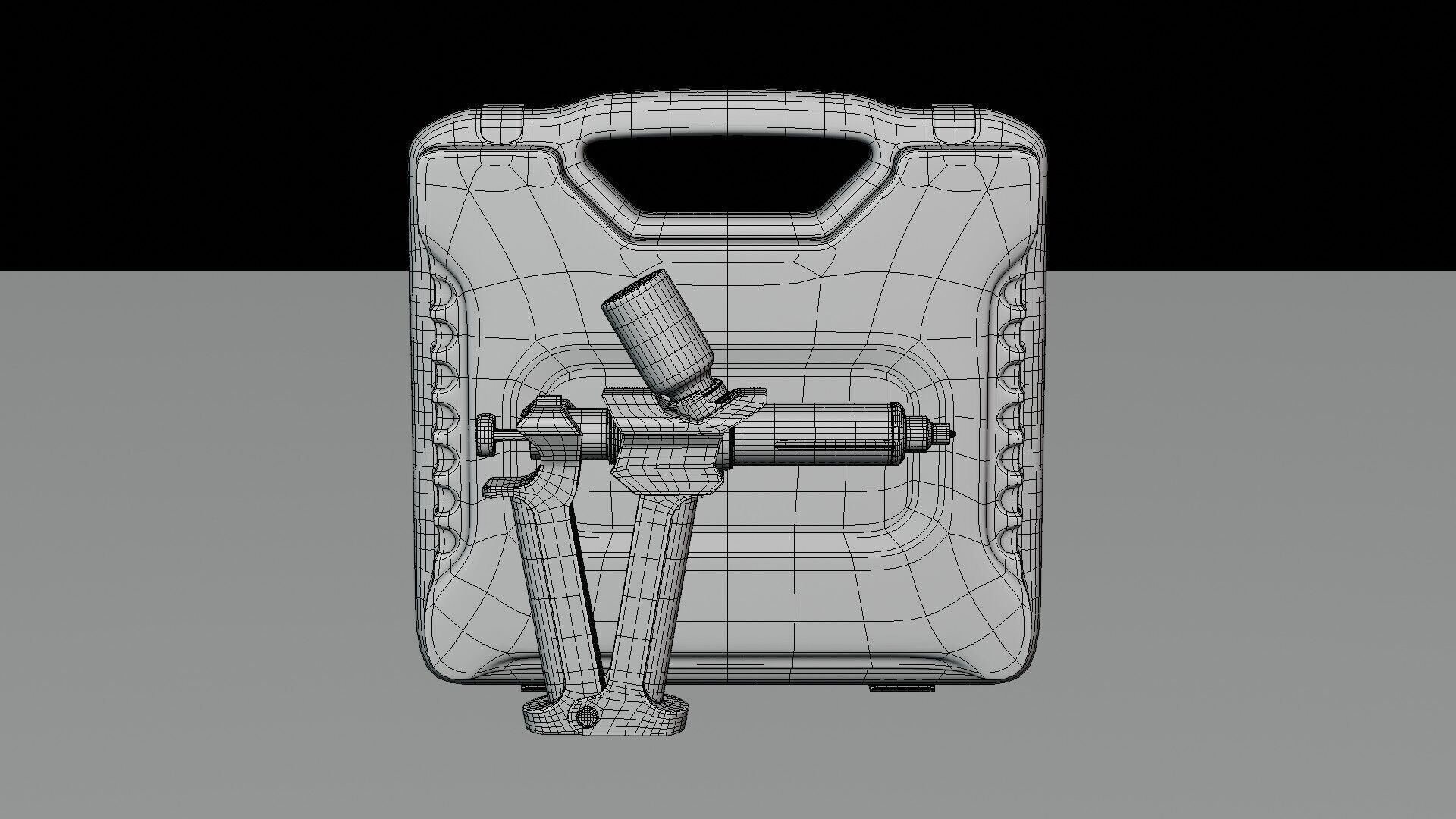 serum injection kit Low-poly 3D model_17