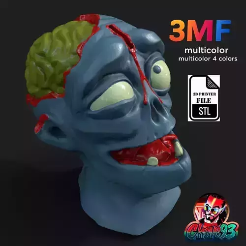 moneybox Zombie-piggy bank-stl-3mf 3D print model