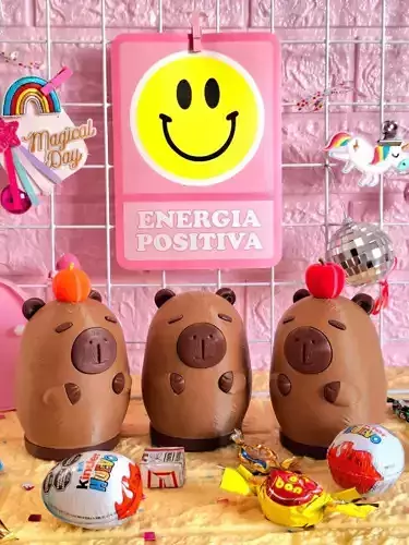 huevo de pascua capybara carpincho 3D print model