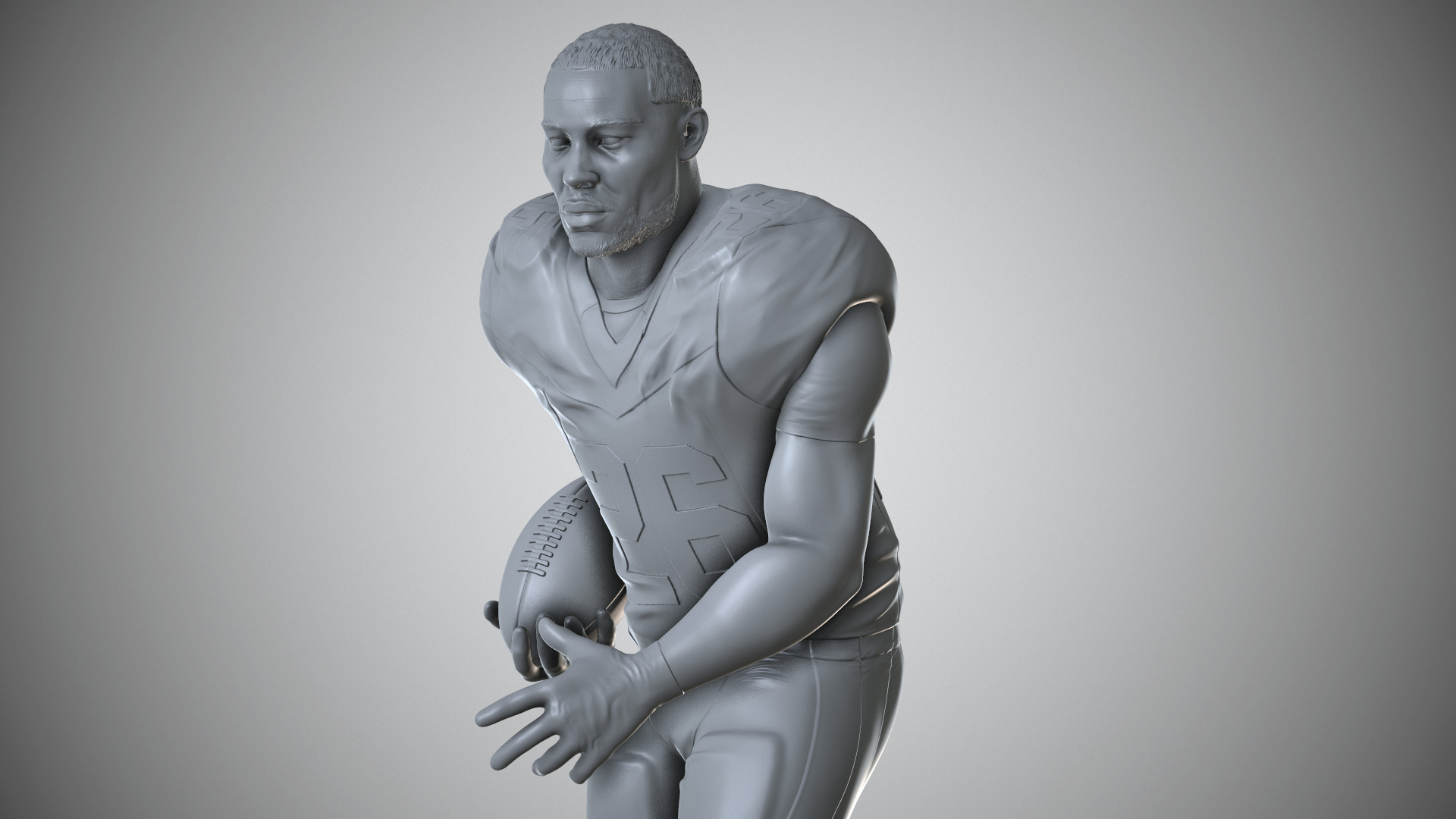 Saquon Barkley 3D print model_11