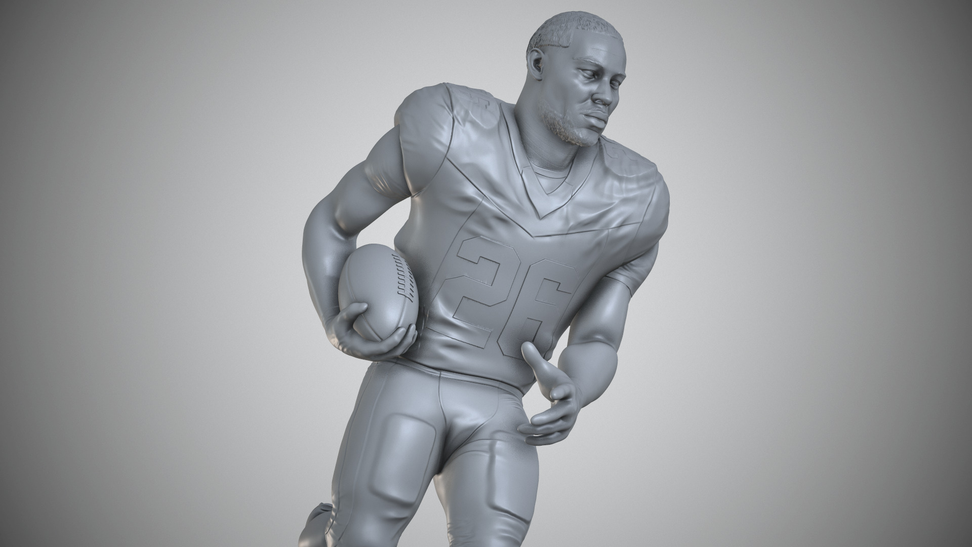 Saquon Barkley 3D print model_15